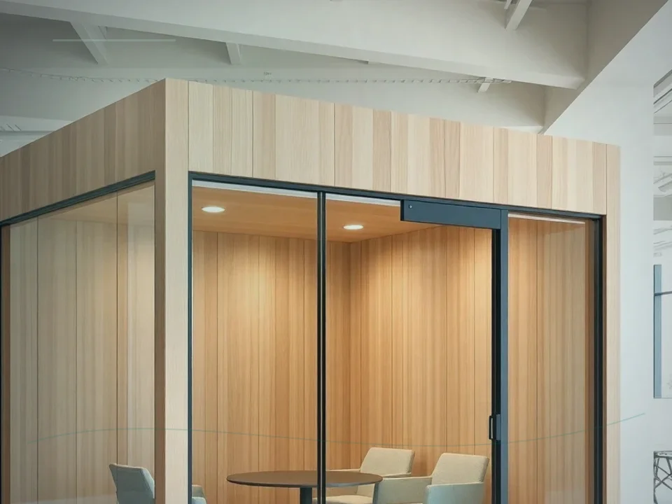 Office Meeting Pods Application Case for Acoustic Meeting Pod 画像 3