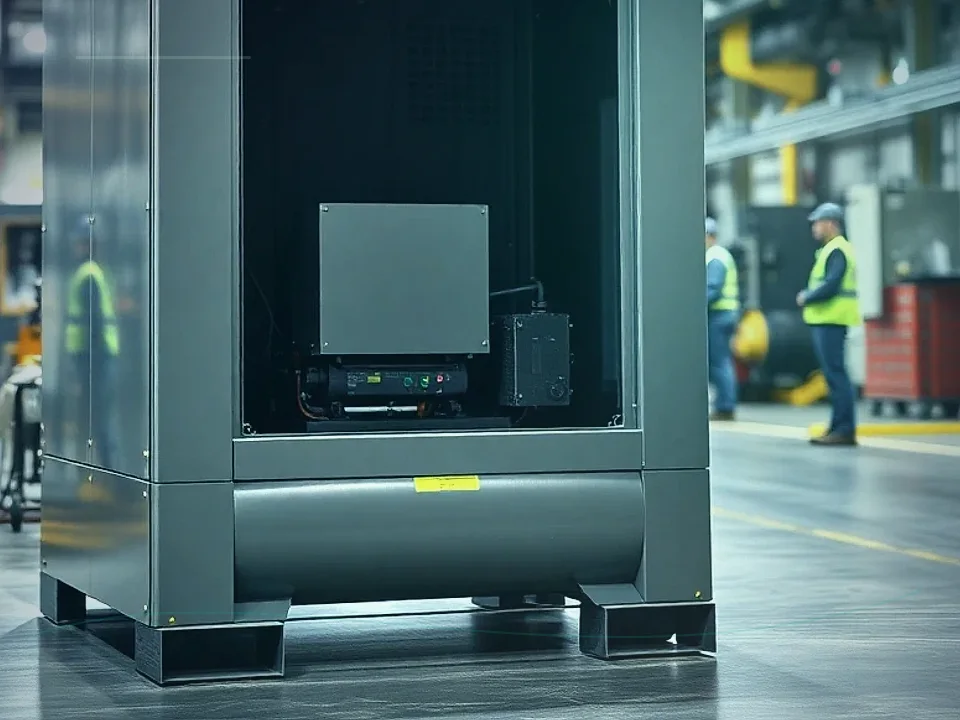 Acoustic Enclosure For Compressor Application Case for Air Compressor Soundproof Enclosure 이미지 2