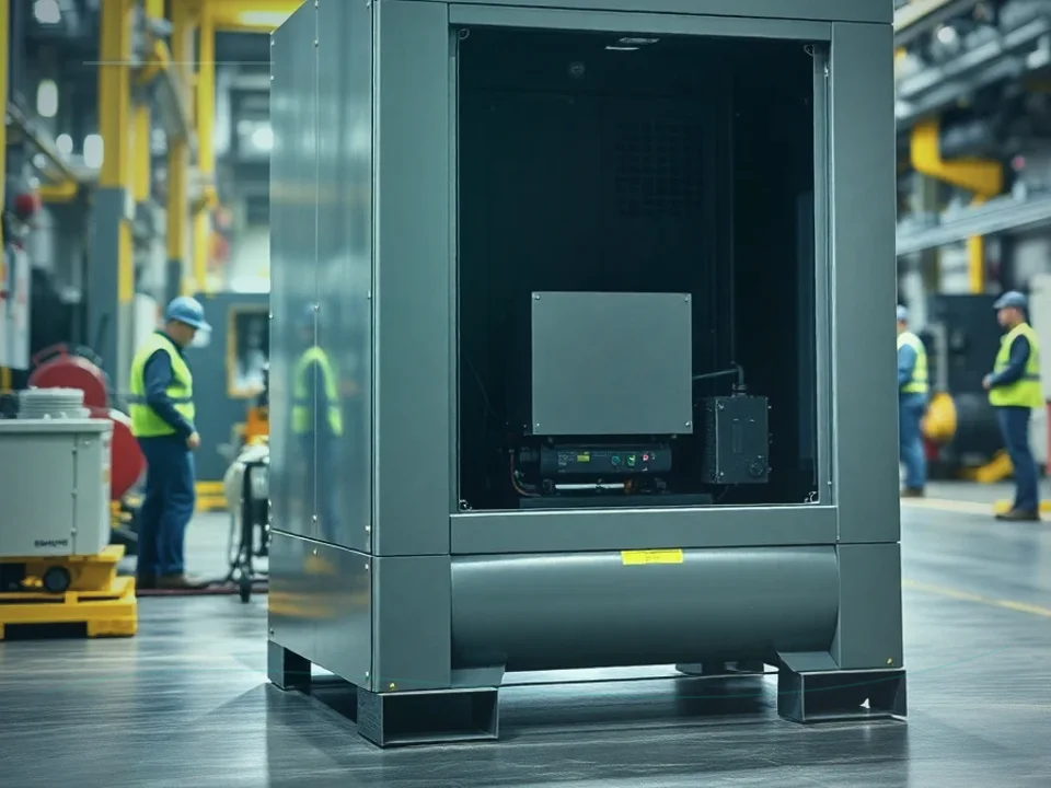 Acoustic Enclosure For Compressor Application Case for Air Compressor Soundproof Enclosure 이미지 3