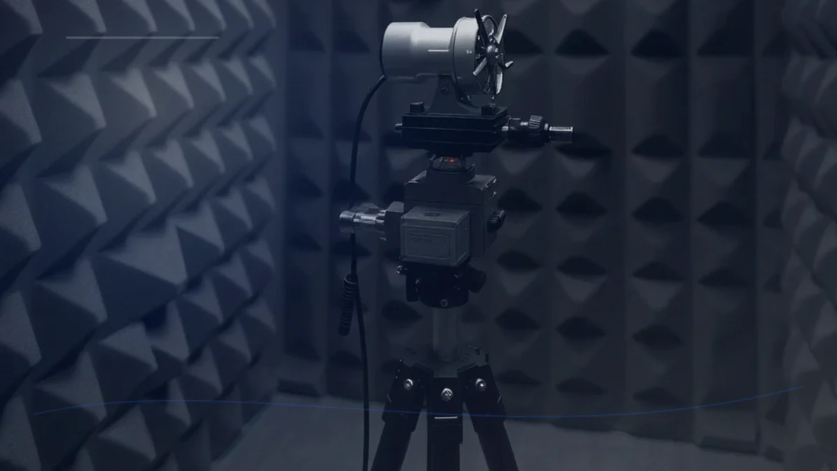 Anechoic test chamber for product sound measurement
