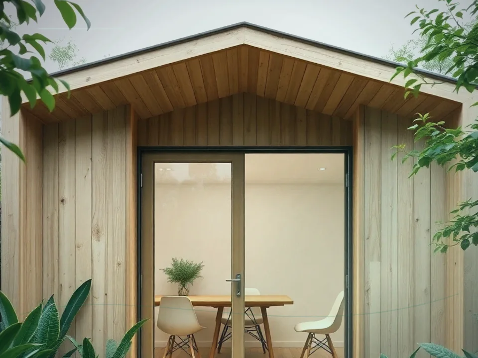 Prefabricated Backyard Office Application Case for Backyard Office Pod 이미지 3