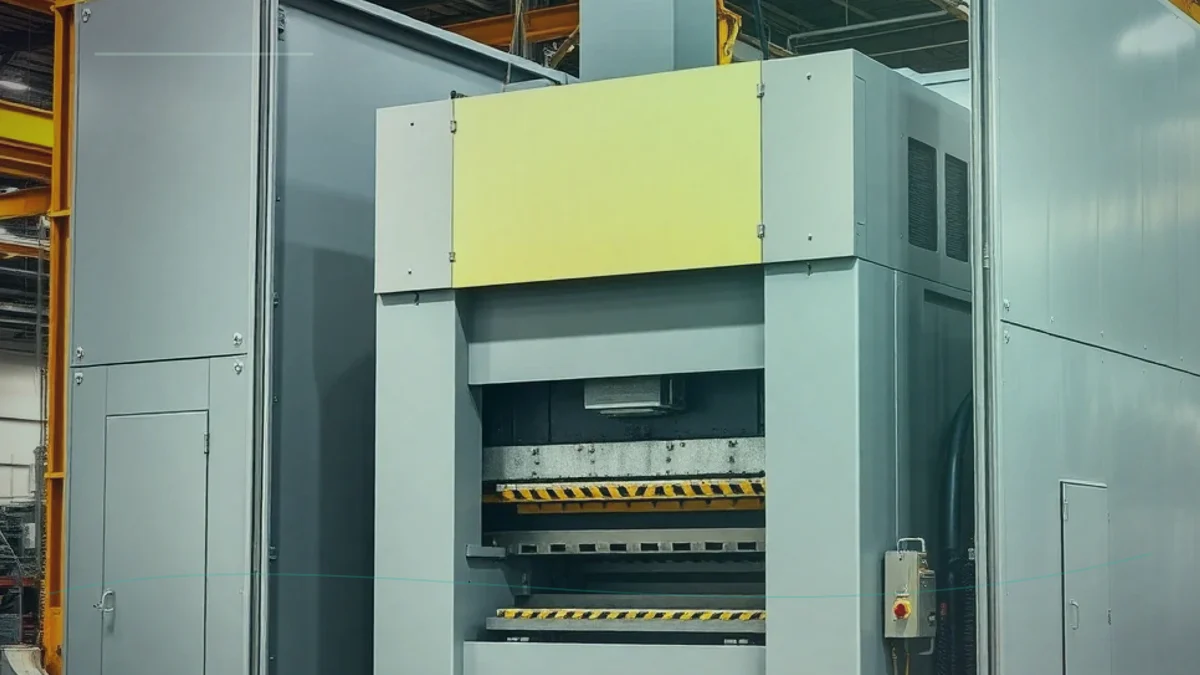 Industrial acoustic enclosure for machinery and production line noise control