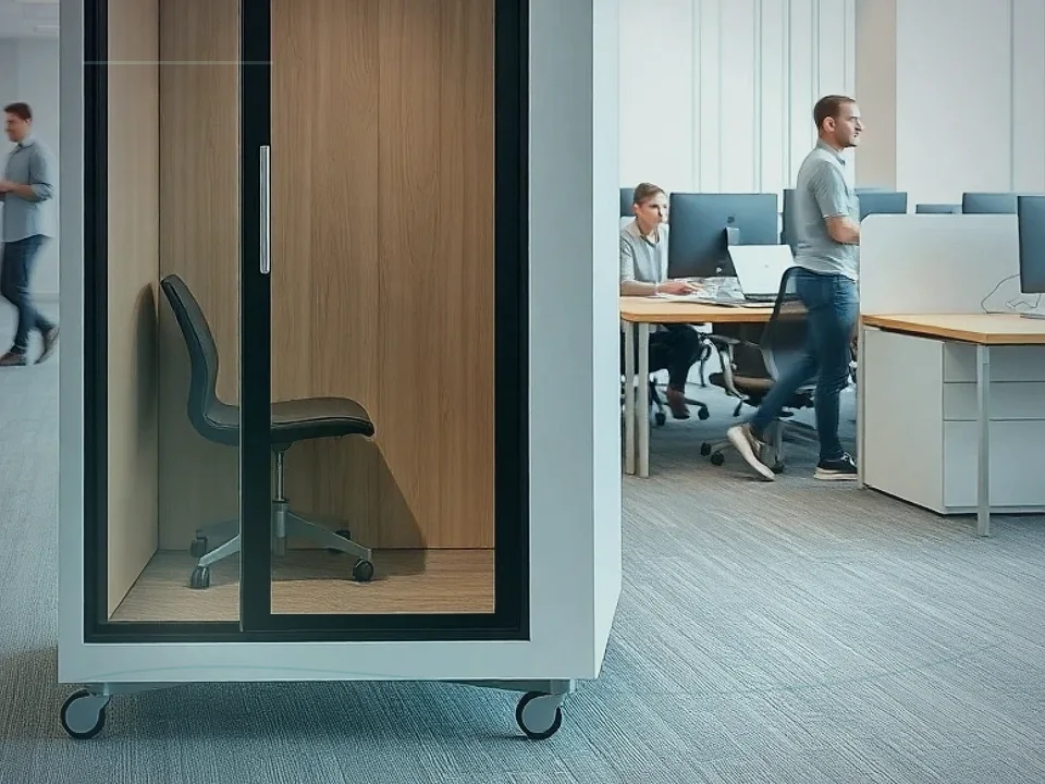 Office Privacy Pod Application Case for Office Privacy Booth 이미지 2