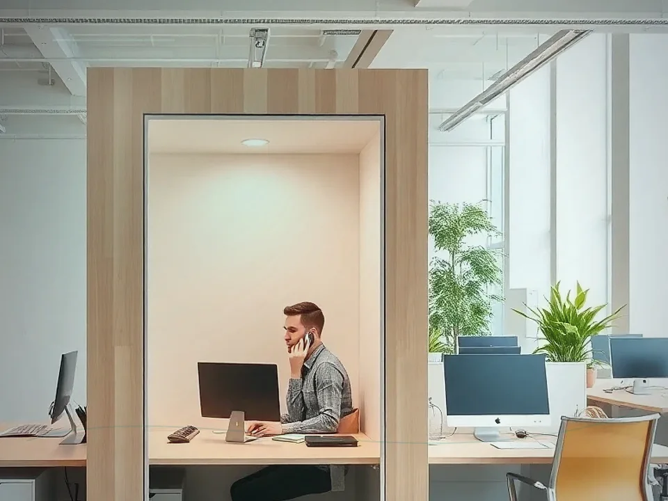 Privacy Booth For Office Application Case for Office Privacy Booth 이미지 2