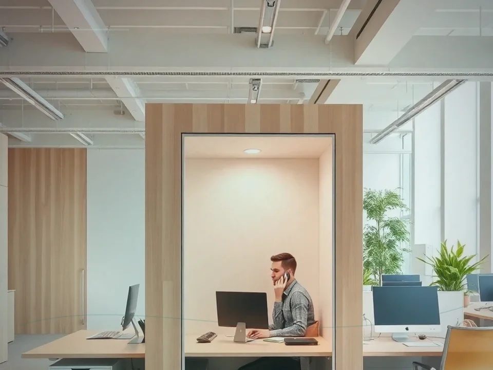 Privacy Booth For Office Application Case for Office Privacy Booth 이미지 3