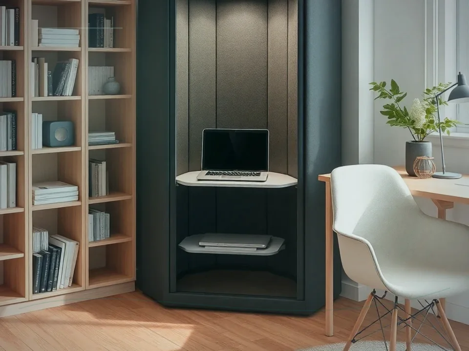 Portable Soundproof Booth Application Case for Portable Soundproof Booth 이미지 3