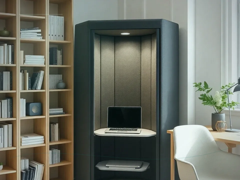 Soundproof Booth For Office Application Case for Portable Soundproof Booth 이미지 3