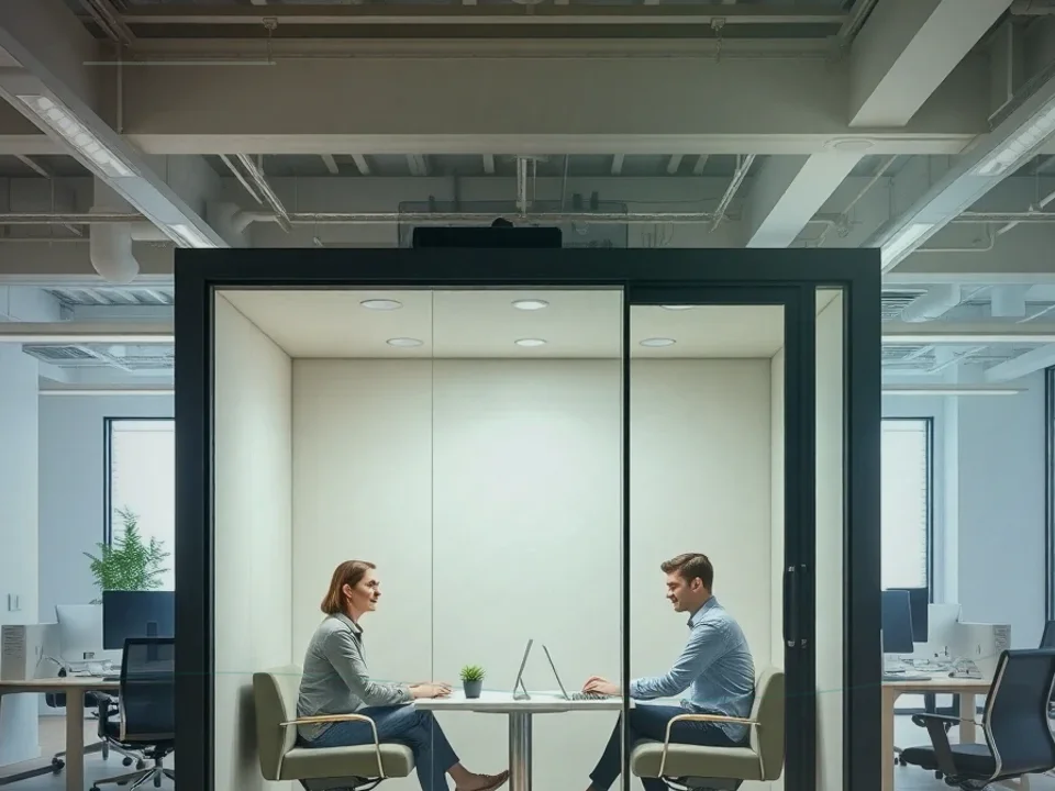 Soundproof Meeting Pods Application Case for Soundproof Meeting Booth 이미지 3