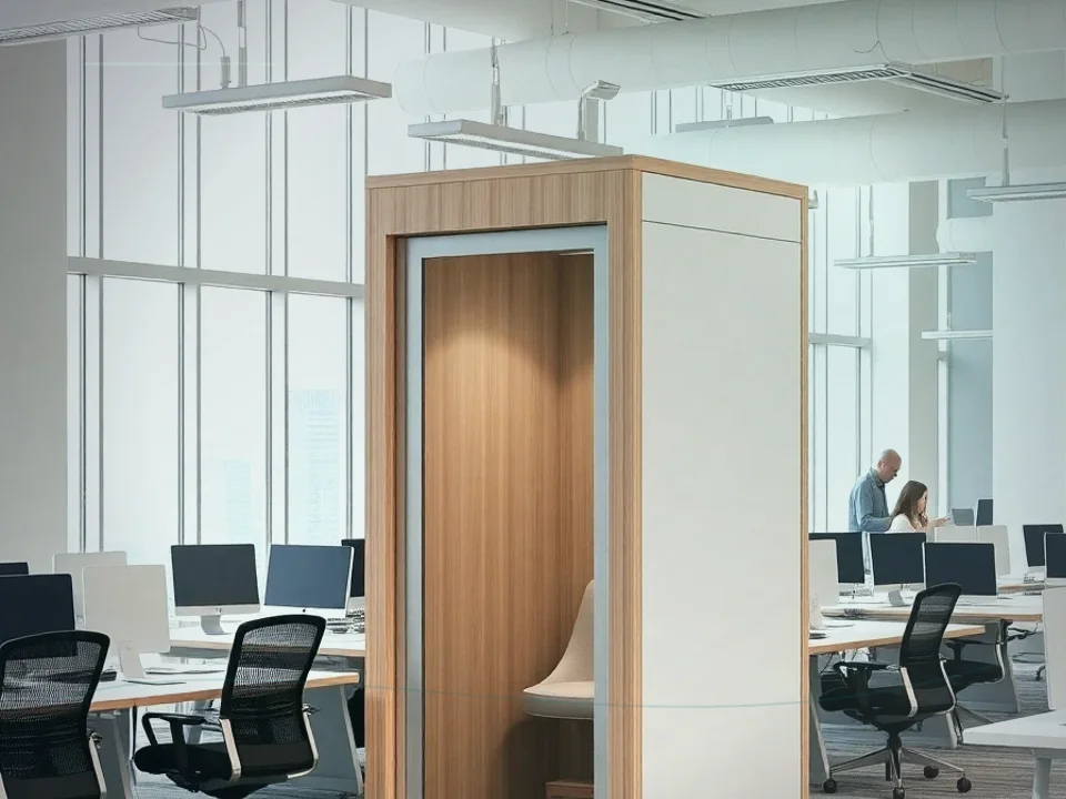 Soundproof Phone Booth For Office Application Case for Soundproof Phone Booth for Office 画像 3