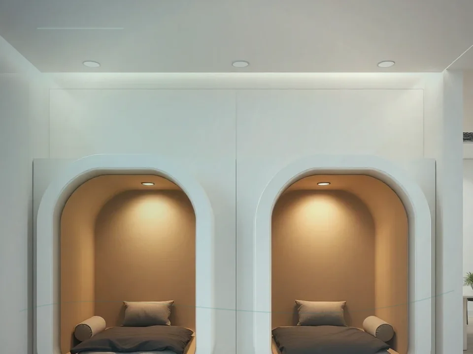 Soundproof Sleeping Chamber Application Case for Soundproof Sleeping Pod 画像 3