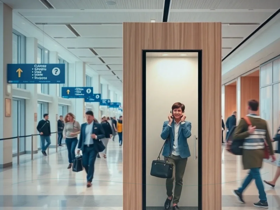 Office Telephone Booth Application Case for Soundproof Telephone Booth 이미지 3