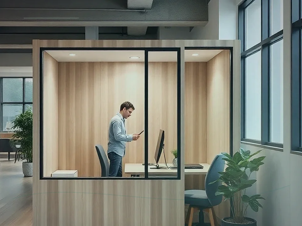 Work Pod Application Case for Soundproof Work Pod 画像 2