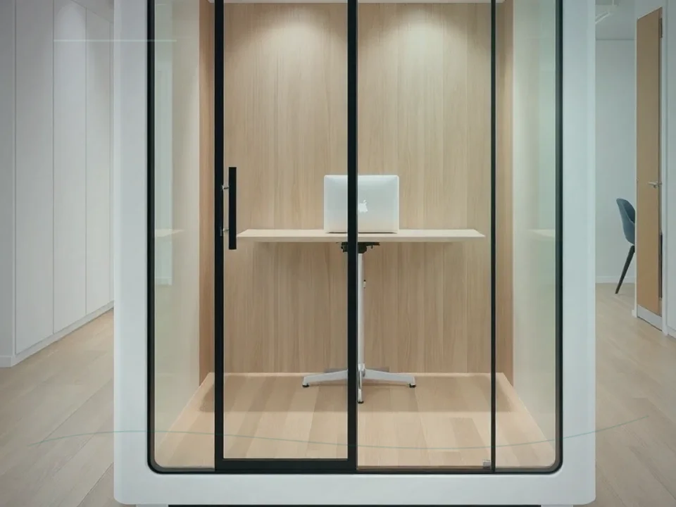 Work Pod Application Case for Soundproof Work Pod 画像 3